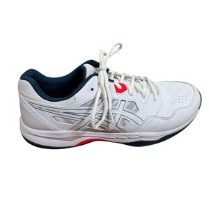 ASICS Gel-Rennna Shoes White Navy Red Men's Size 9.5 Athletic Sneakers 1071A068